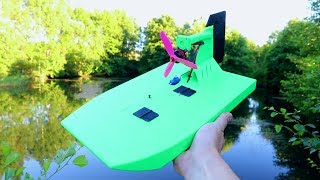 Awesome 3D Printed RC Airboat [upl. by Halima127]