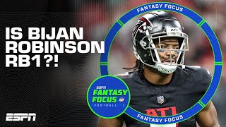 Is Bijan Robinson the BEST RB in Fantasy Football  Fantasy Focus 🏈 [upl. by Dorothee]