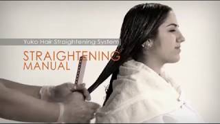 YUKO GCream  Japanese Hair Straightening Instructional Video [upl. by Arimlede]