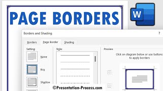 How to Add Page Border in MS Word  Dotted lines Art Work amp More [upl. by Edgardo]