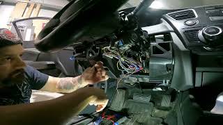 Tri County Kustomz  How to Install Honda Civic Idatastart Remote Starter [upl. by Eetnahc]