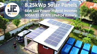 NO MORE Grid Power  JFL Solar WarehouseOffice Solar PV Installation [upl. by Nagram]