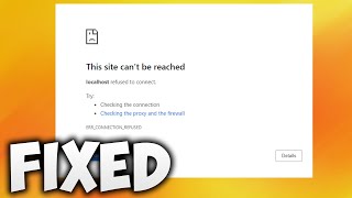 How to Fix Localhost Refused to Connect Visual Studio Code  Errconnectionrefused Localhost VSCode [upl. by Aleris]