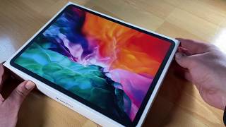 Apple iPad Pro 4th generation 2020 1TB 129inch iPad Pro Space Gray unboxing [upl. by Rodmur]