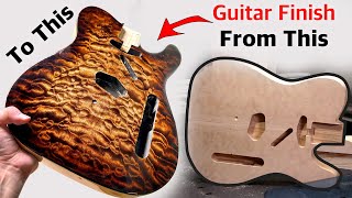 How To Finish A Guitar  Open Source CNC Telecaster Build  Part 2 of 3 [upl. by Lisle]