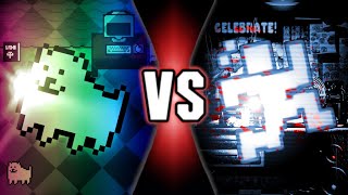 Toby Fox vs Scott Cawthon Undertale vs FnafFan made Death Battle trailer [upl. by Aihseken]