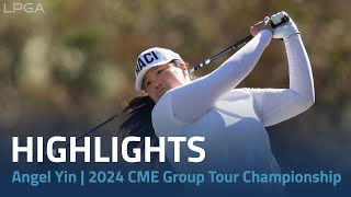 Angel Yin Highlights  2024 CME Group Tour Championship Rd 3 [upl. by Eneladgam]