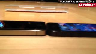 Epaisseur  iPhone 4 vs iPhone 5 [upl. by Rica]