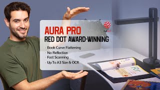 Portable Book Scanner CZUR Aura Pro [upl. by Swain]