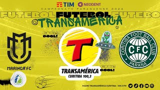 MARINGÁ X CORITIBA AOVIVO CAMPEONATO PARANAENSE SEMIFINALIDA  TRANSAMÉRICA CURITIBA 17032024 [upl. by Almond984]