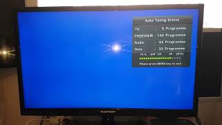 How to use amp retune freeview DTV channels on a Blaupunkt UMC TV for new ones [upl. by Danforth]