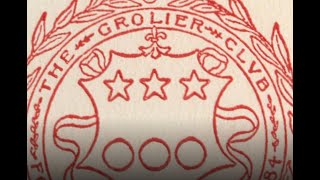 Eric Holzenberg Welcome from the Grolier Club of New York ENG ES subtitles [upl. by Grubb]