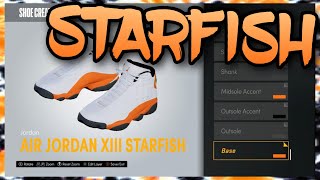 HOW TO MAKE Air Jordan 13 quotStarfishquot IN NBA 2K21 NBA 2K21 Shoe Creator [upl. by Harrington]