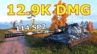 World of Tanks 114 SP2  8 Kills 129K Damage [upl. by Tergram]