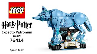 Lego Harry Potter  Expecto Patronum Wolf  76414  Speed Build Retiring Set [upl. by Hannazus425]