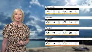 Carol Kirkwood  BBC Weather 11Jul2024 [upl. by Florinda]