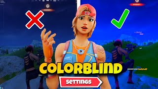 The Best  COLORBLIND MODE  In Fortnite Chapter 5  Make Your Game Look 10X Better [upl. by Ihtraa]