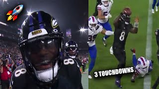 Lamar Jackson Left Bills Defense CONFUSED 😵‍💫🔥 Ravens vs Bills 2024 Highlights [upl. by Ennasor]