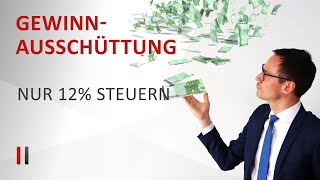 Die richtige Strategie für Gewinnausschüttungen beim GmbHGesellschafter  Christoph Juhn [upl. by Eixid]