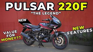 2024 Bajaj Pulsar 220F  Detailed Review  Features Price Exhaust  Still Value For Money pulsar [upl. by Rehpotsirh]