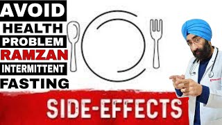 RAMZAN FAST  Intermittent Fasting ke Side effects  How to avoid  DrEducation Hindi [upl. by Rosdniw]