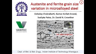 Evolution of Prior austenite Grain Structure during Reheating of As cast Microalloyed Steel [upl. by Ri]