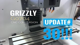 GRIZZLY G0704 CNC Conversion Update 30   assembly 8 [upl. by Eelyr]