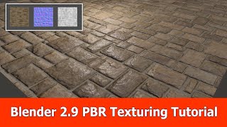 Blender 29 PBR Texturing Beginner Tutorial [upl. by Asiulairam589]