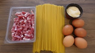 Pâtes Carbonara ‐ La recette à litalienne simplifiée  Ari Cuisine [upl. by Ahsemaj]