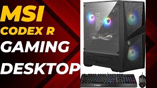 MSI Codex R Gaming Desktop gamingdesktop gamingcomputers [upl. by Meelak]