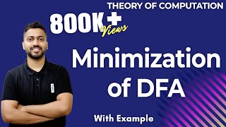 Lec26 Minimization of DFA in Hindi with example  TOC [upl. by Malkin]