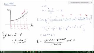 Trapezoidal method derivation and example  Integration techniques for Numerical Methods [upl. by Karylin554]