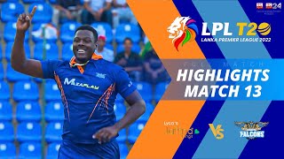 Jaffna Kings vs Kandy Falcons  Full Match Highlights  LPL 2022  Match 13 [upl. by Ck]