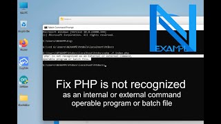 Fix PHP is not recognized as an internal or external command operable program or batch file [upl. by Kearney537]