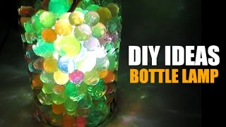 Bottle Lamp  DIY Ideas  How to Make at Home  Recycled Bottle Lamp HomeRoom Decor Ideas [upl. by Gisella472]