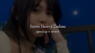 Stereo Heart x Zaalima speed up  reverb [upl. by Ellmyer663]