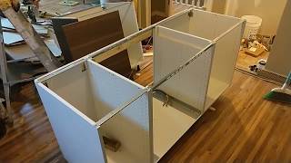 EASY  How to Install an Ikea Kitchen Island [upl. by Jordanna]