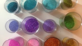 make your own embossing powder colors [upl. by Adnyleb]