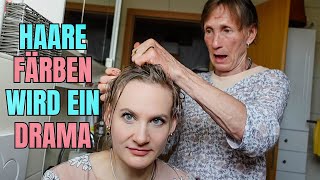 Mama färbt meine dünnen und feinen Haare mit Pflanzenhaarfarbe von Noelie  Vlog [upl. by Dracir]