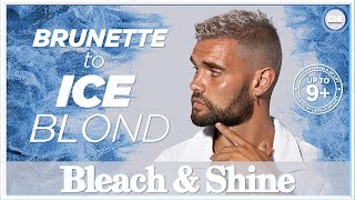 Ice Blonde Transformation with CHI Bleach amp Shine [upl. by Aneeram]