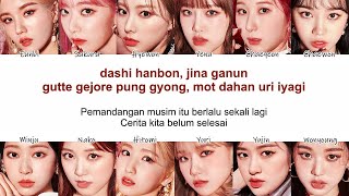 IZONE  Panorama EASY LYRICSINDO SUB by GOMAWO [upl. by Delores1]