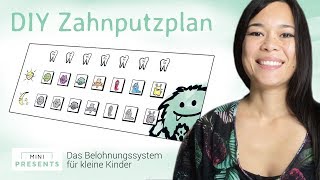 DIY magnetischer Zahnputzplan – Das Belohnungssystem fürs Zähneputzen  Kinder Zähne putzen [upl. by Ahsilak]