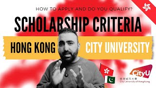 Do you QUALIFY for City Univeristy Hong Kongs Scholarship  Types of Scholarships [upl. by Nani589]