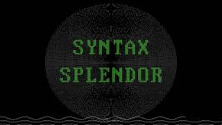 Audio Syntonic  Syntax Splendor [upl. by Osanna821]