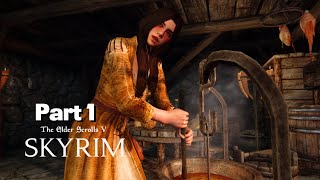 The Breton Sorceress  Modded Skyrim Gameplay  Part 1 [upl. by Aillicirp]