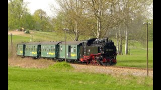 Lößnitzgrundbahn im Frühling [upl. by Aicul177]