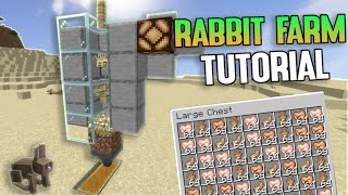 EASY Minecraft Rabbit Farm Escape Proof [upl. by Rafter261]