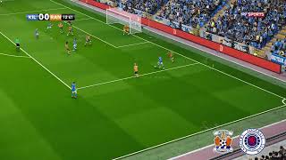 Kilmarnock vs Rangers Highlights  Scottish Premier League 202324  PES 21 [upl. by Marja]