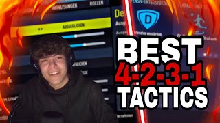 FIFA 22 PRO  META FORMATION 4231 😱 😱 161 WL TAKTIKEN UND ANWEISUNGEN  BEST FIFA 22 TACTICS [upl. by Akinas]