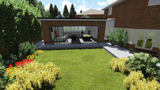 Extension Architecture  Single Storey Extension 3D Visualisation [upl. by Nnyleahs]